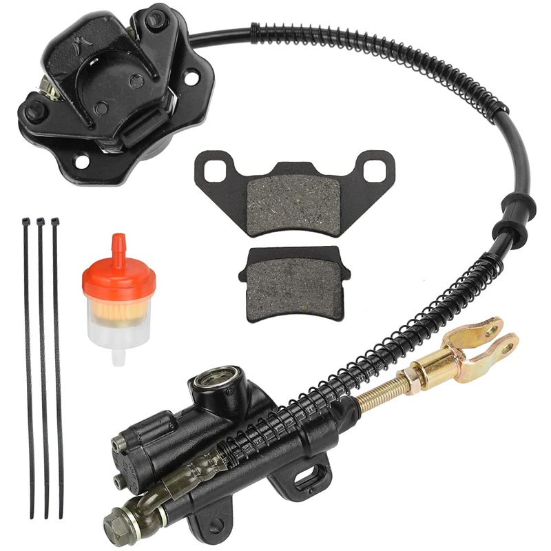مجموعة أسطوانة فرامل خلفية FVRITO للدراجة الرباعية 50cc 70cc 90cc 110cc 125cc Taotao 125D Boulder B1 Coolster 3050HD 3050C Yamoto Vitacci كازوما SunL RPS Icebear الصيني