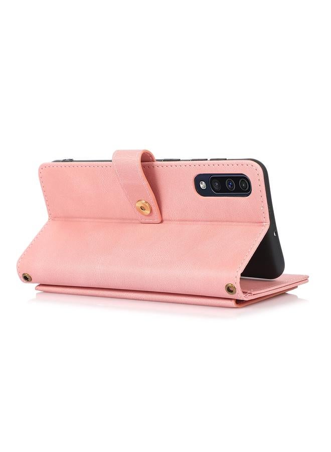 S-TOP Case For Samsung Galaxy A50 / A30s / A50s PU + TPU Horizontal Flip Leather Case with Holder & Card Slot & Wallet & Lanyard - Image 4