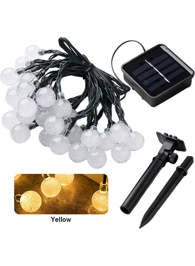 NIBEMINENT Solar Bubble Ball Light Yellow 14.5 x 8.5 9.3cm - Image 1