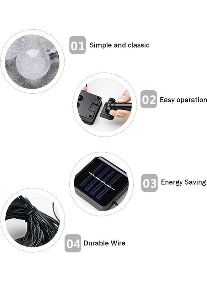 NIBEMINENT Solar Bubble Ball Light Yellow 14.5 x 8.5 9.3cm - Image 4