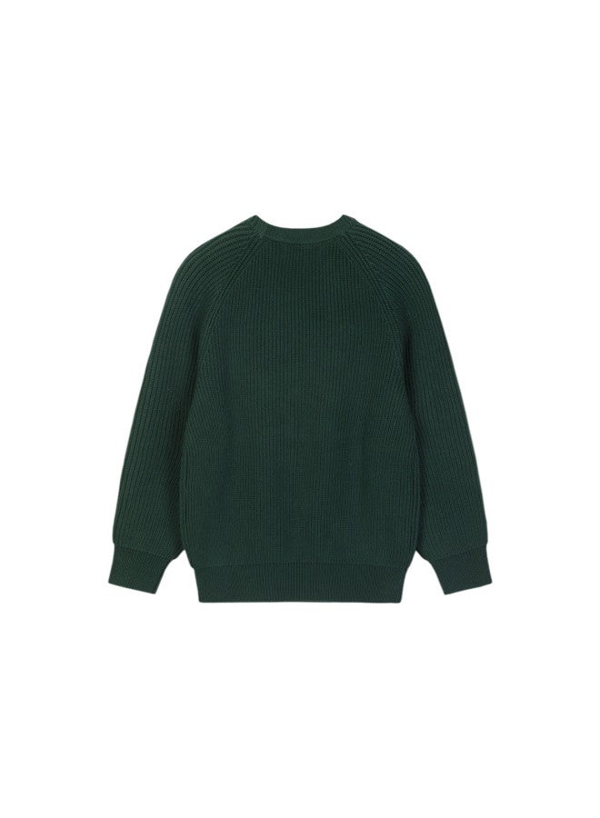 Hush Puppies Unisex Children's Academic Style Blended Versatile Sweater Autumn Winter Boys Girls Pullover - Image 3