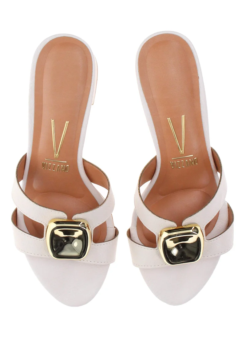 Vizzano Off-White Mid Heel Sandals for Women – Stylish & Comfortable Footwear for Any Occasion for Women | Best Price UAE