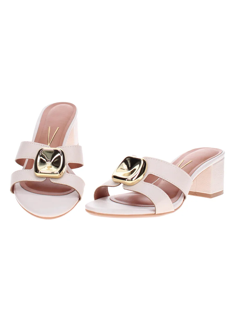 Vizzano Off-White Mid Heel Sandals for Women – Stylish & Comfortable Footwear for Any Occasion for Women | Best Price UAE