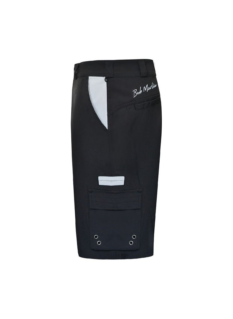 BOB MARLIN Bob Marlin Fishing Cargo Casual Boat Short Black  - Image 3