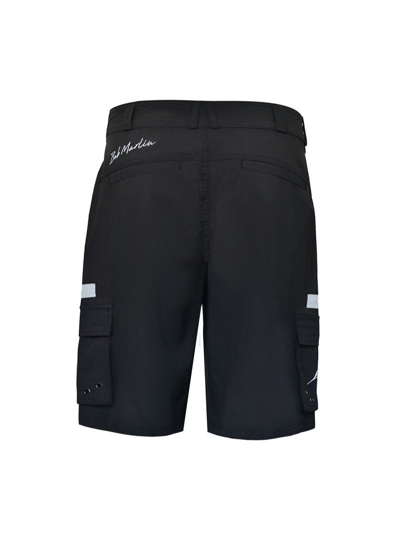 BOB MARLIN Bob Marlin Fishing Cargo Casual Boat Short Black  - Image 2