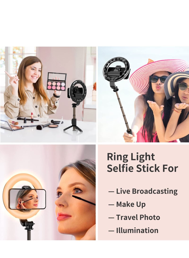 Video Light, LED Camera Light Computer Video Conference Light, Portable Selfie Light High Power 3000mAh Rechargeable/CRI 95+/3 Lights Modes/3 Bases for Phone, iPhone, Zoom, Picture, Makeup (with Clip)
