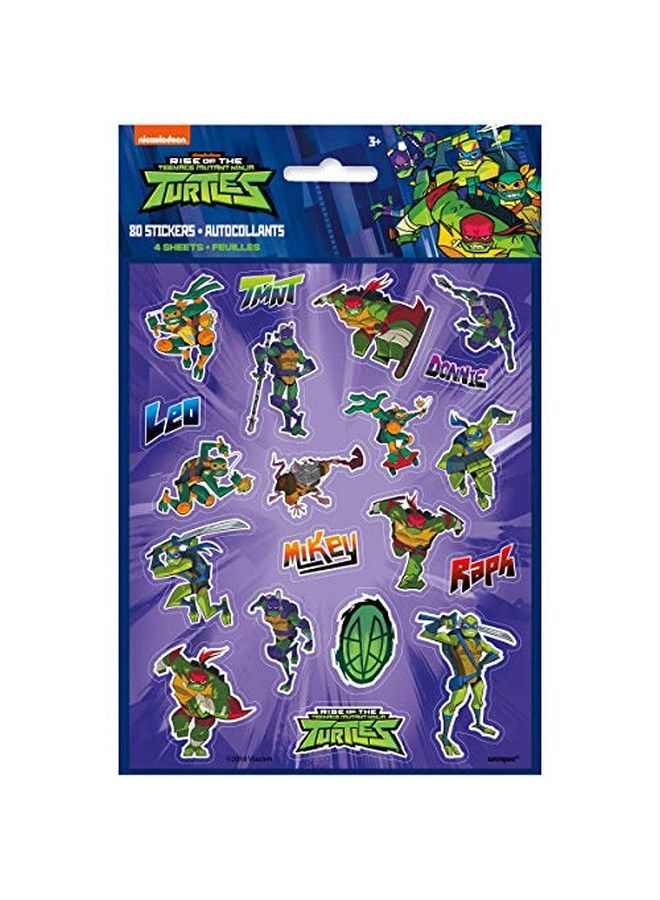 Unique Teenage Mutant Ninja Turtles Birthday Party Bundle Includes 8 Favor Loot Bags 8 Party Paper Masks 8 Stickers Sheets 12 Rubber Bracelets - Image 5