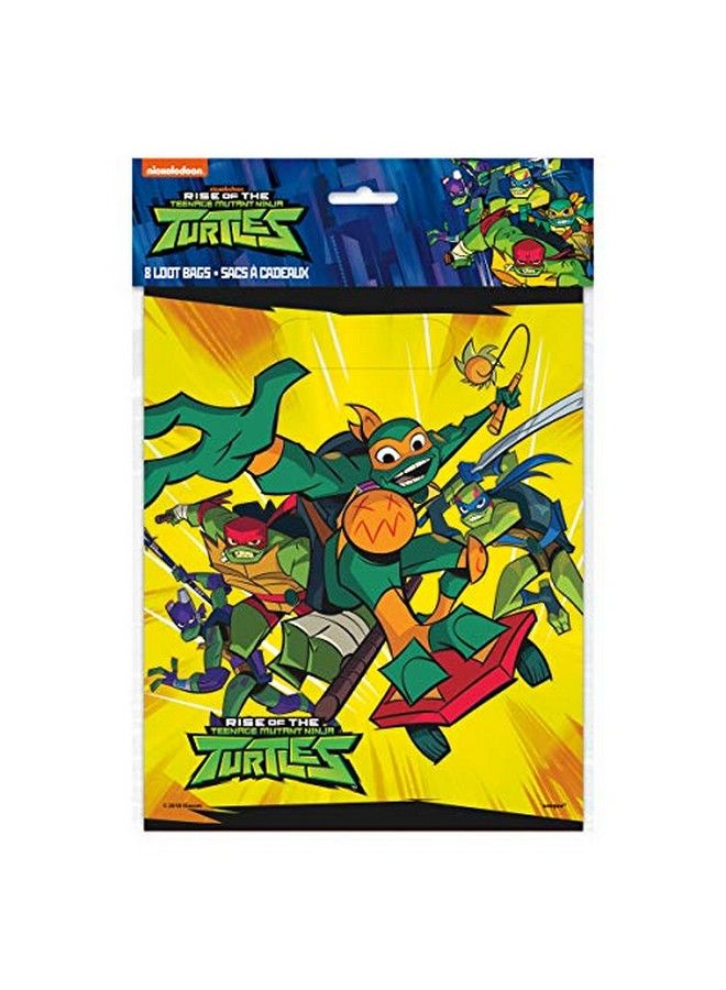 Unique Teenage Mutant Ninja Turtles Birthday Party Bundle Includes 8 Favor Loot Bags 8 Party Paper Masks 8 Stickers Sheets 12 Rubber Bracelets - Image 3