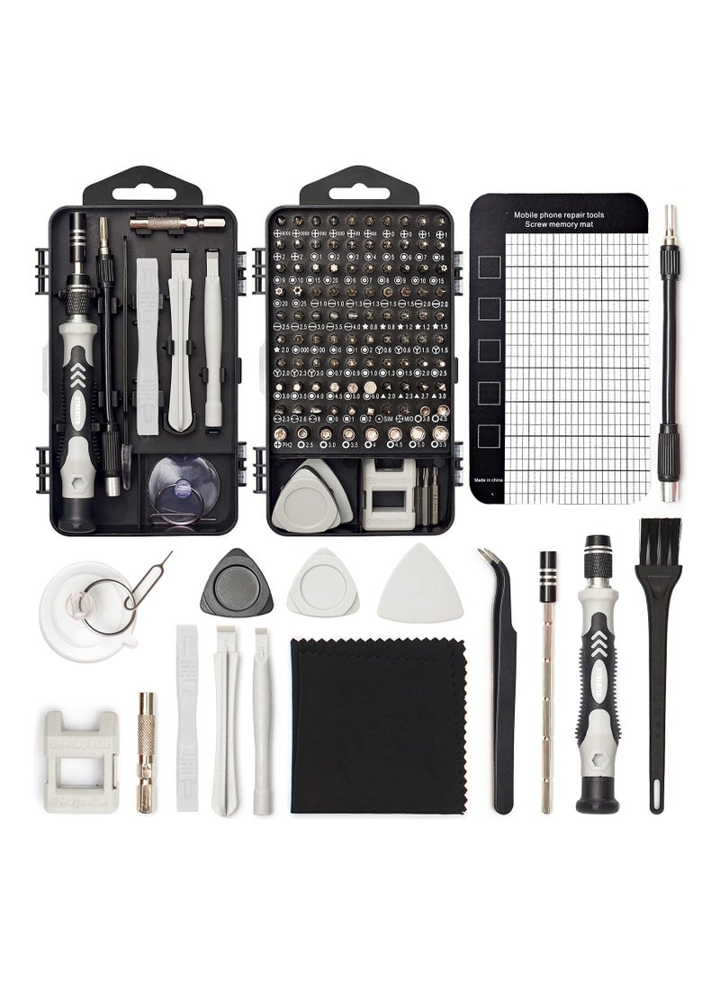 SYOSI Precision Screwdriver Set, Electronic Tool Set, Laptop Screwdriver Set, For Computer, Compatible MacBook, Game Console, Tablet Repair, Watch Phone Disassembly Tool Box (130 Pack) - Image 1