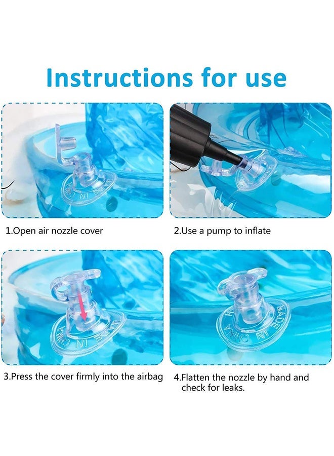 Inflatable Baby Pool Float for Age 6-12 Months with Double Airbag & Safe Seat, Infant Toddler Pool Float for Swim Training, Bathtub Water Play - Image 5