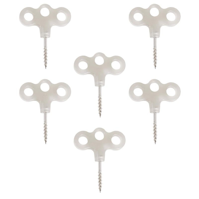 6pcs Stainless Steel Threaded Glow In The Dark Tent Stakes For Camping Hiking Shelter - Image 2