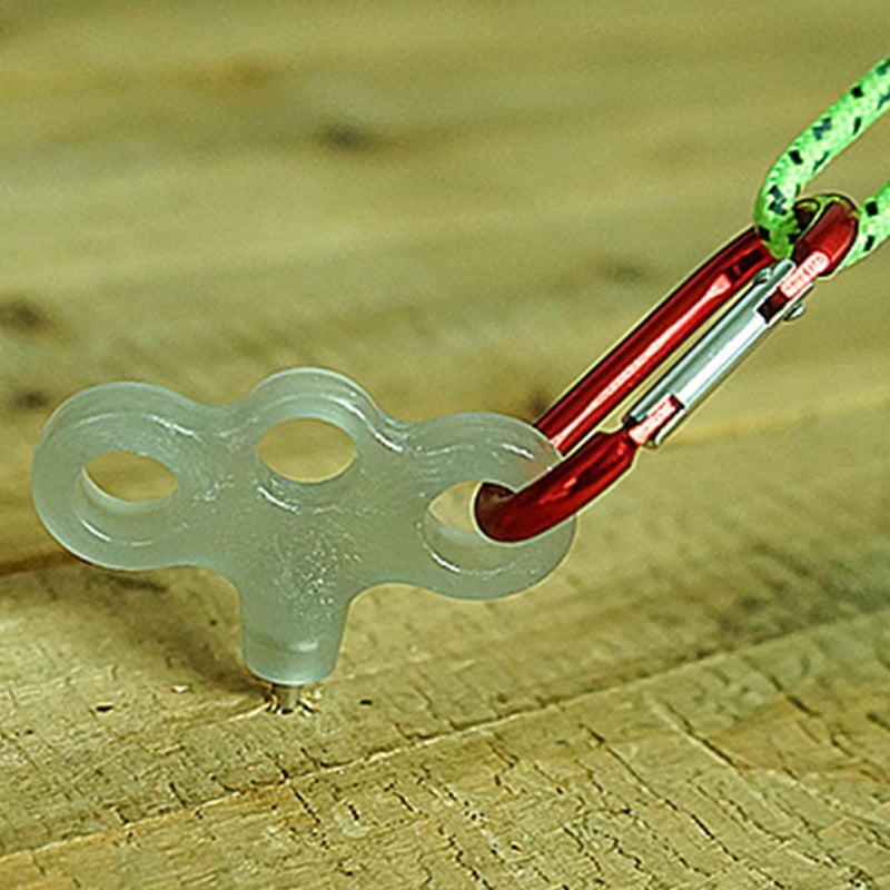 6pcs Stainless Steel Threaded Glow In The Dark Tent Stakes For Camping Hiking Shelter - Image 5