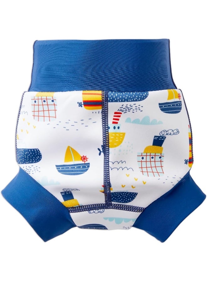 Splash About Happy Nappy Reusable Swim Diaper, Tug Boats, 6-12 Months - Image 3