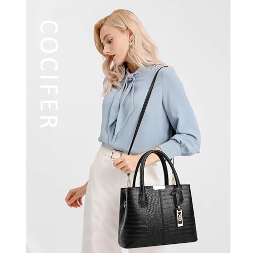 COCIFER Purses and Handbags for Women Shoulder Tote Bags Top Handle Satchel - Image 2