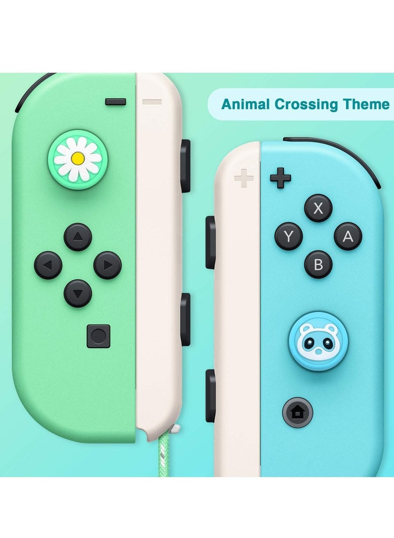 Captaintech Thumb Grip Covers for Switch, 8 Pack Non-Slip Silicone Gamepad Rocker Caps Cute Soft Protective Keys for Nintendo Switch and Lite, Joy-Con Controllers - Image 5