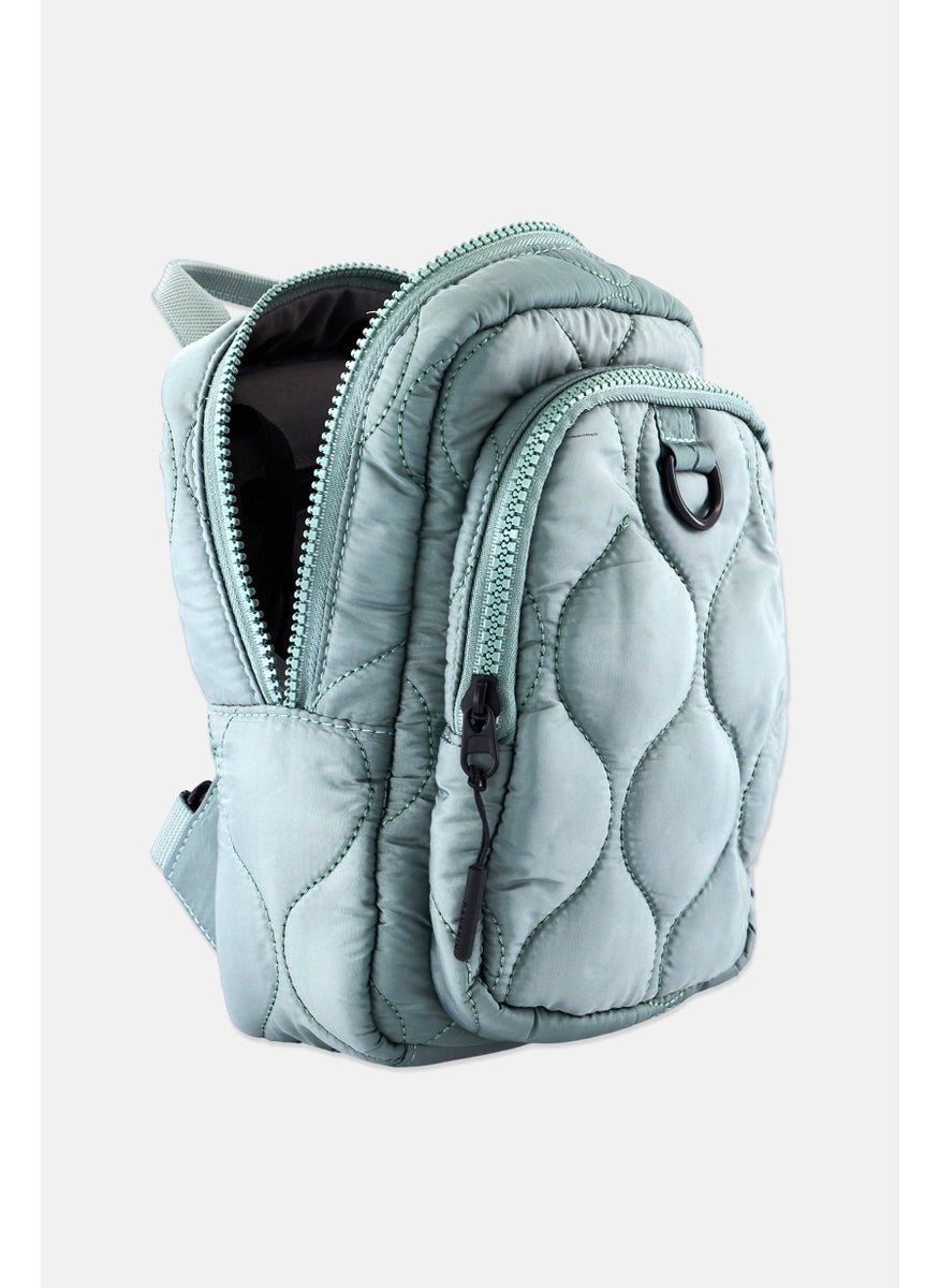 Danskin - Women Blake Quilted Sling Cross Body Bag 7,5 L x 12 x 4 W cm, Lily Pad - Image 1