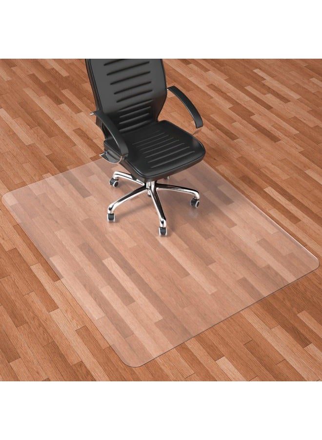 Naturehydro Large Office Chair Mat for Hardwood Floor - 53" x 45" Plastic Rolling Chair Mat for Hard Wood Tile Floor Protection, BPA and Phthalates Free (Rectangle) - Image 1