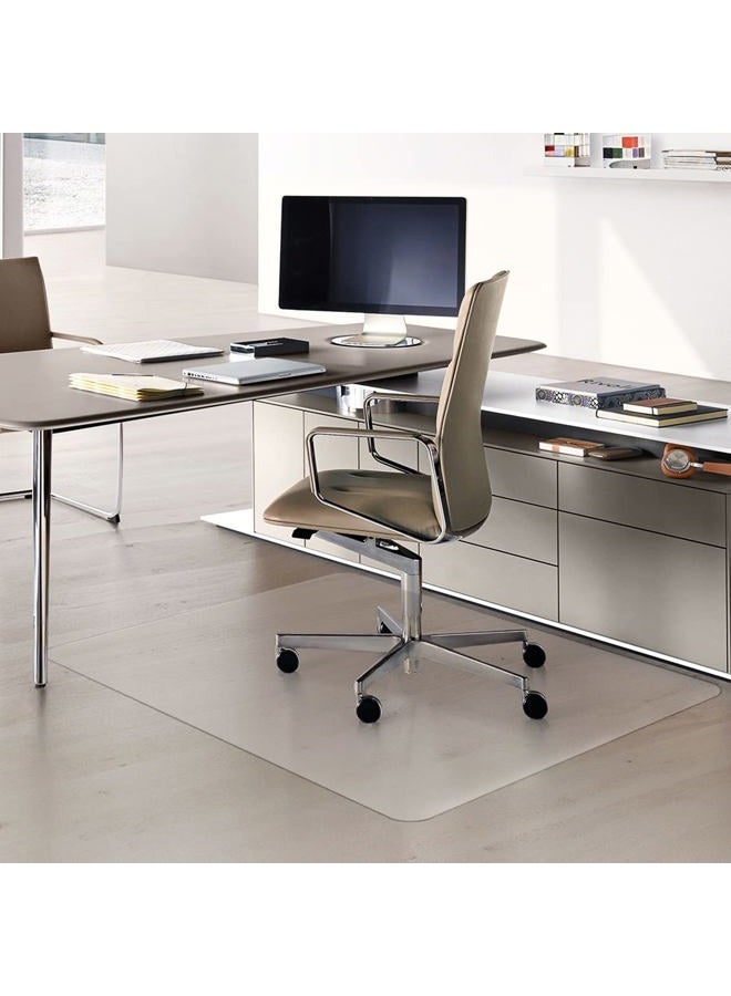 Naturehydro Large Office Chair Mat for Hardwood Floor - 53" x 45" Plastic Rolling Chair Mat for Hard Wood Tile Floor Protection, BPA and Phthalates Free (Rectangle) - Image 3