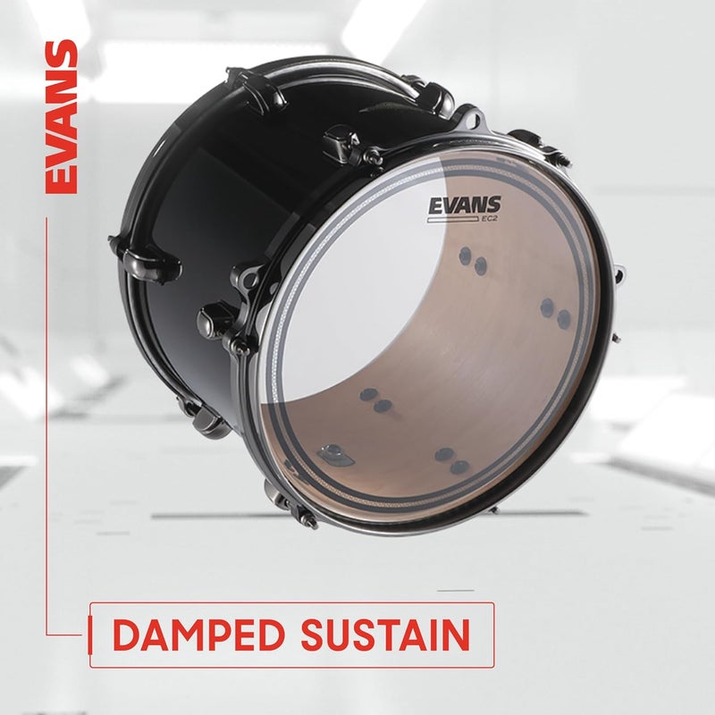 Evans B14EC2S Edge Control 14-inch Tom Drum Head - Image 5