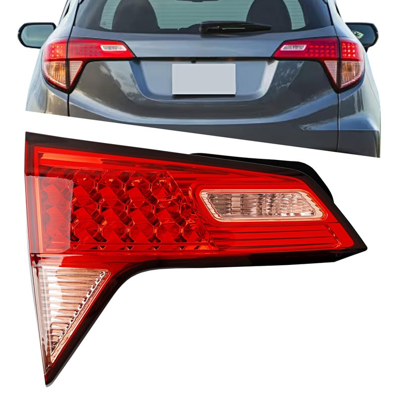 Misakomo Inner Tail Light for Honda HRV 2016 2017 2018 Brake Taillight Assembly Rear Lamp Replacement for 34155T7SA01 and 34155T7SA01 Driver Left Inner Side