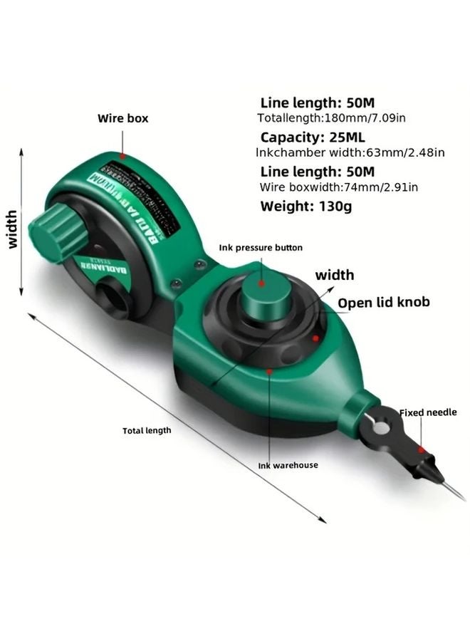 Automatic Marking Scriber Wood Board Carpenter Ink Fountain Drawing Line Marker Model A - Image 4