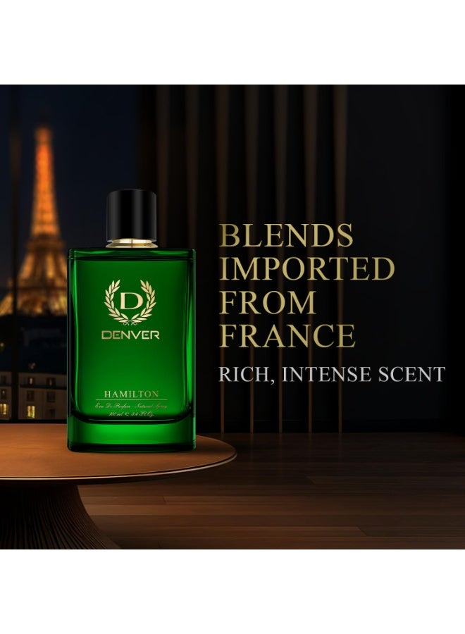 DENVER Hamilton Perfume - 100Ml | Long Lasting Perfume Body Scent For Men, Fresh, Aerosol - Image 4