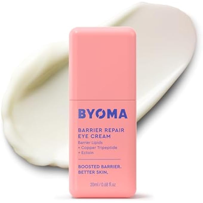 BYOMA Barrier Repair Eye Cream - Hydrating Eye Cream Increases Firmness + Elasticity - Strengthens Skin Barrier - .67 fl.oz - Image 2