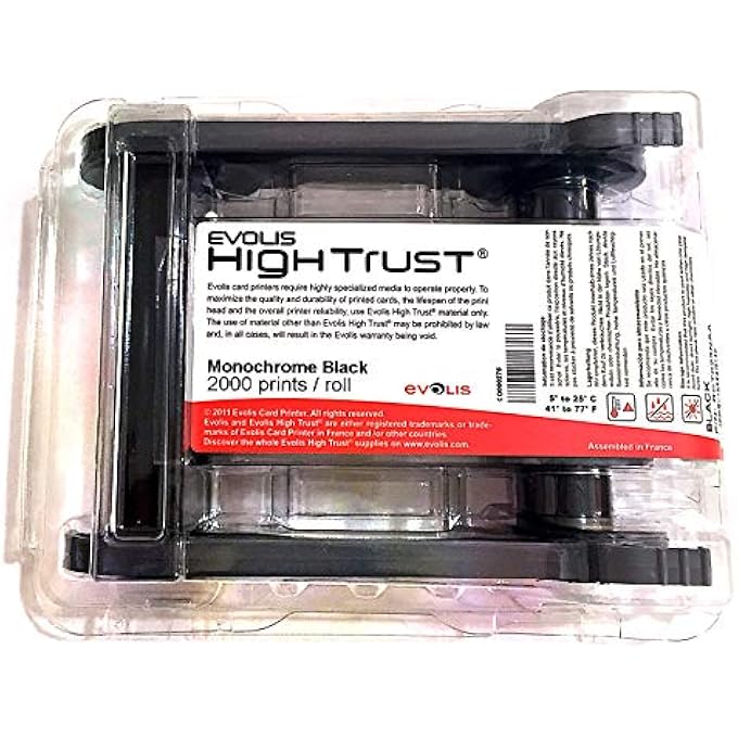 RCT023NAA BLACK PRINT RIBBON - PRINT RIBBONS ( ZENIUS - PRIMACY, BLACK, THERMAL TRANSFER, BLACK, GREY)