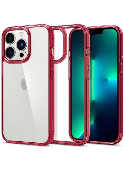Ultra Hybrid Case Cover For iPhone 13 Pro - Red Crystal