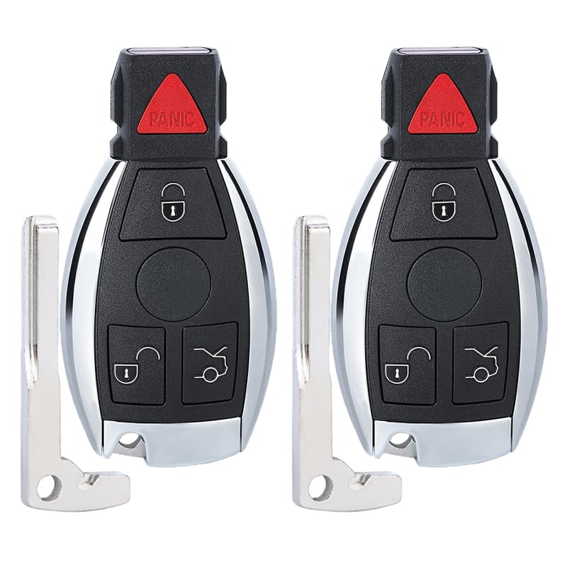 Beefunny 315MHz Smart 31 4 Button Replacement Remote Key Fob for MercedesBenz Support NEC BGA 20002014 705 Moto 2