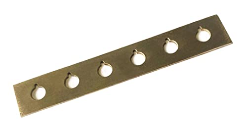 Jiayouy Acoustic Guitar Bridge Pin Hole Slot Repair Plate Hardware Guitar Replace Parts Aluminum Alloy (Standard Type) - Image 5