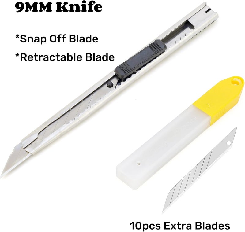 CARTINTS Complete Vehicle Vinyl Wrap Tools Kit with Micro Squeegee and Vinyl Knife - Image 3