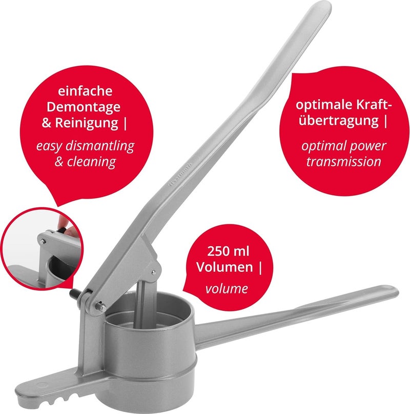 Westmark Spätzle/Potato Press Spätzlechef, 41 X 9.3 X 11 Cm, Silver - Image 3