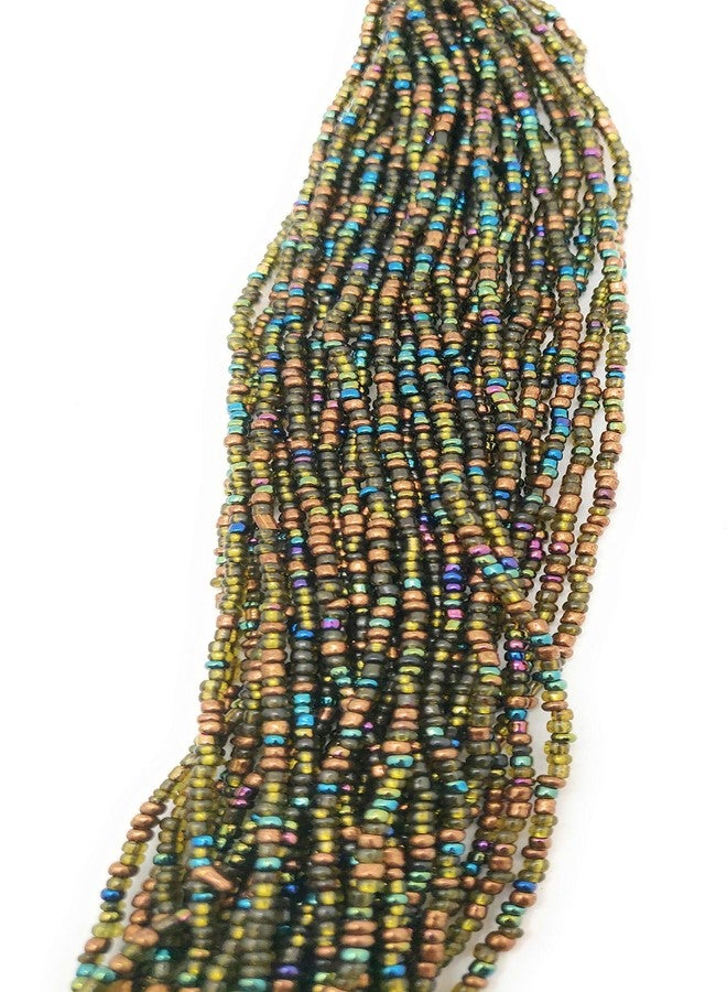 دي سي أيه قلادة نسائية من الزجاج المتعدد باللون الرمادي اللافندر من DCA (4479) (نحاس زيتوني) - Image 3