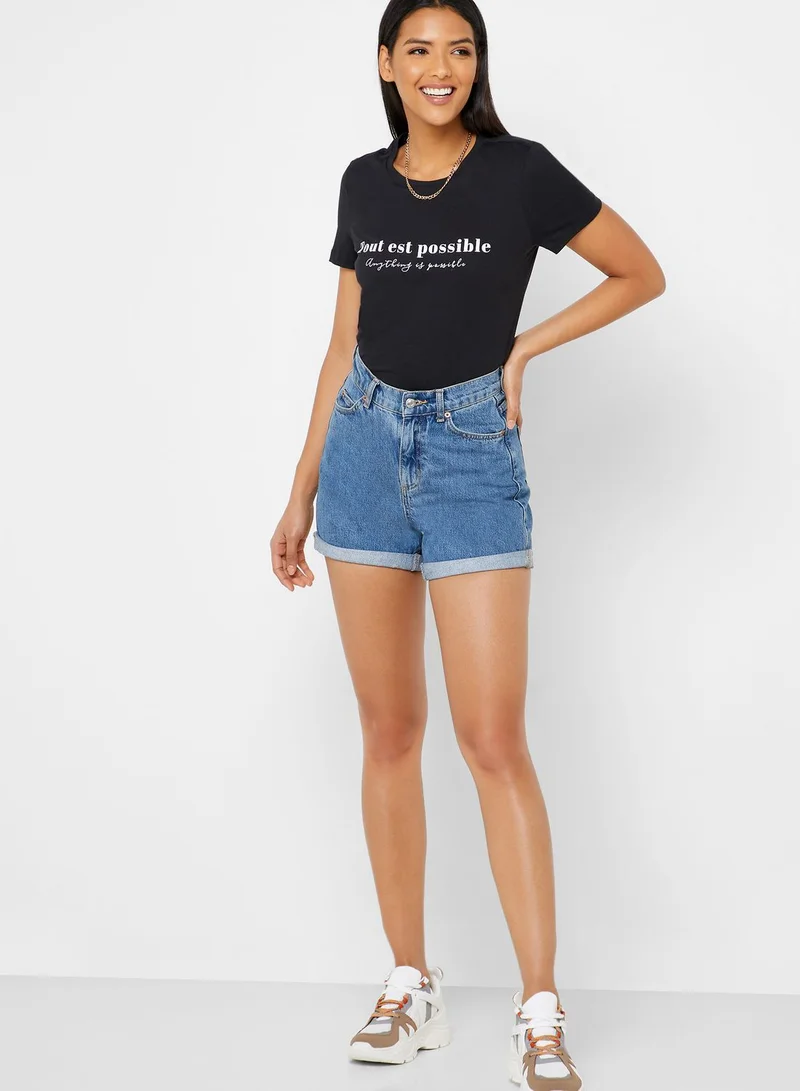 VERO MODA Slogan T-Shirt