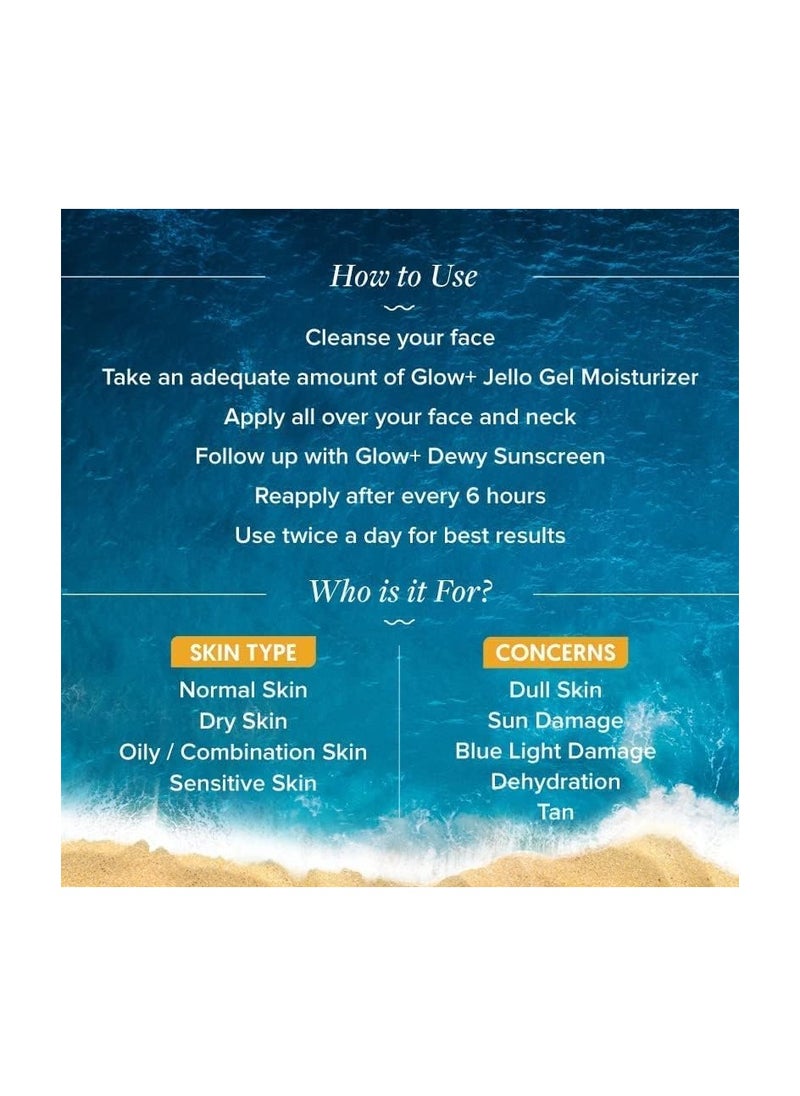 Aqualogica Aqualogica Protect & Brighten Duo Sunscreen (50g) | Gel Moisturiser (50g)  - Image 4