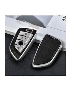 OUYoo OUYoo Key Fob Cover Case, Keychain, Metal Shell Cover Compatible for BMW 2 3 5 7 Series X1 X2 X3 X5 X6 X7 X5m Z4 M3 M5 M6 G05 G20 G30 G31 G80 F10 F15 Series Premium TPU all-inclusive key case with key chain.  - Image 3
