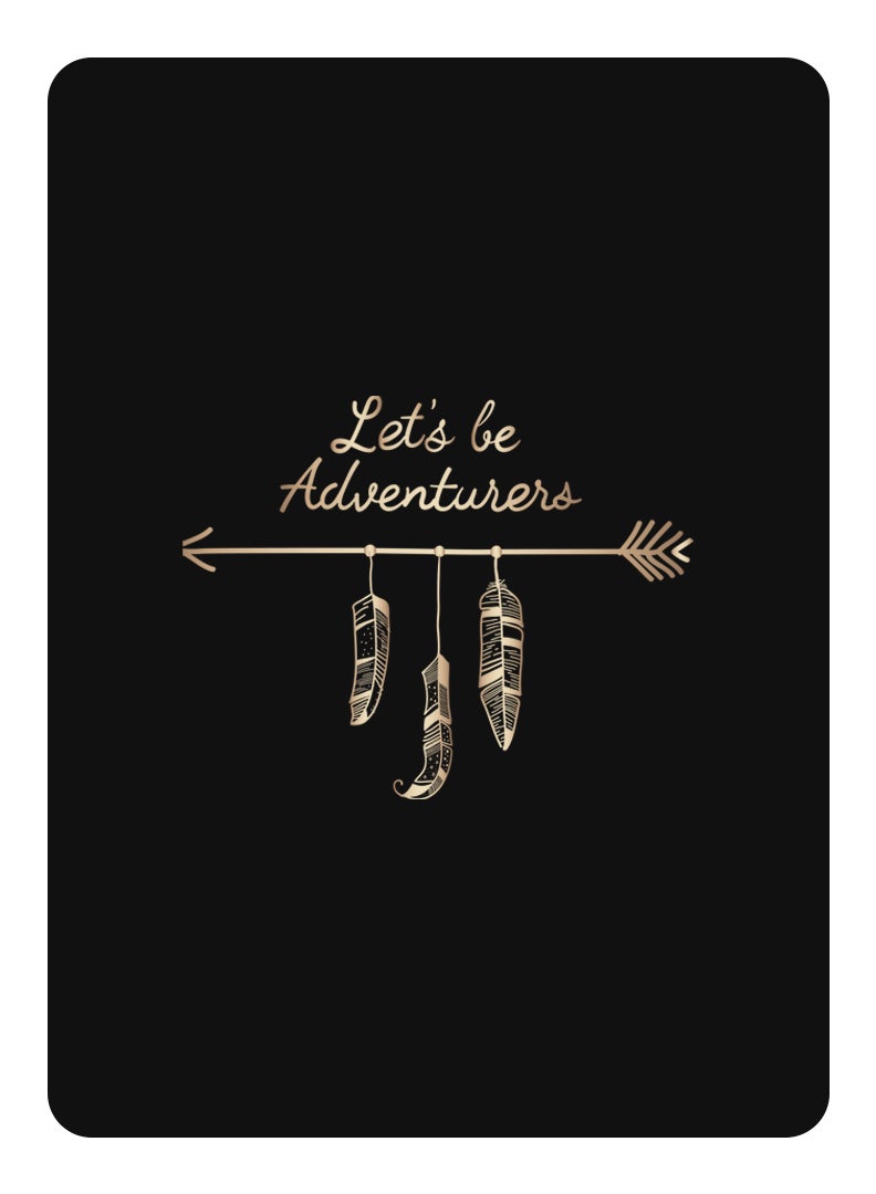 Theodor Protective Flip Case For Samsung Galaxy Tab A 8.4 inch 2020 With Trifold Stand Auto Wake Sleep Shockproof Cover lets be adventurers - Image 1