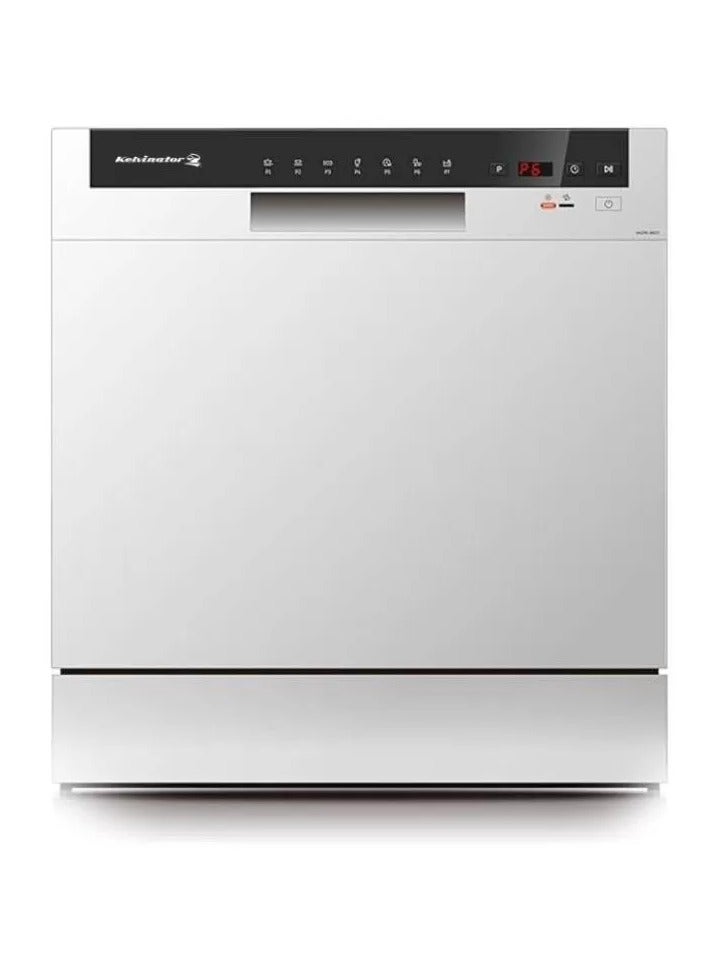 Kelvinator Table Top Dishwasher 8 Persons Silver KDW8-3802F - Image 1