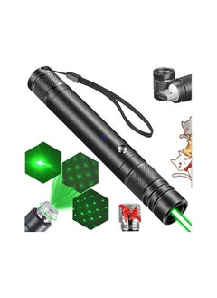 1-Piece High Power Long Range Powerful Laser Pointer,Flashlight Green Pointer Pen Rechargeable USB High Power Laser Pointer for Teaching Outdoor Hunting