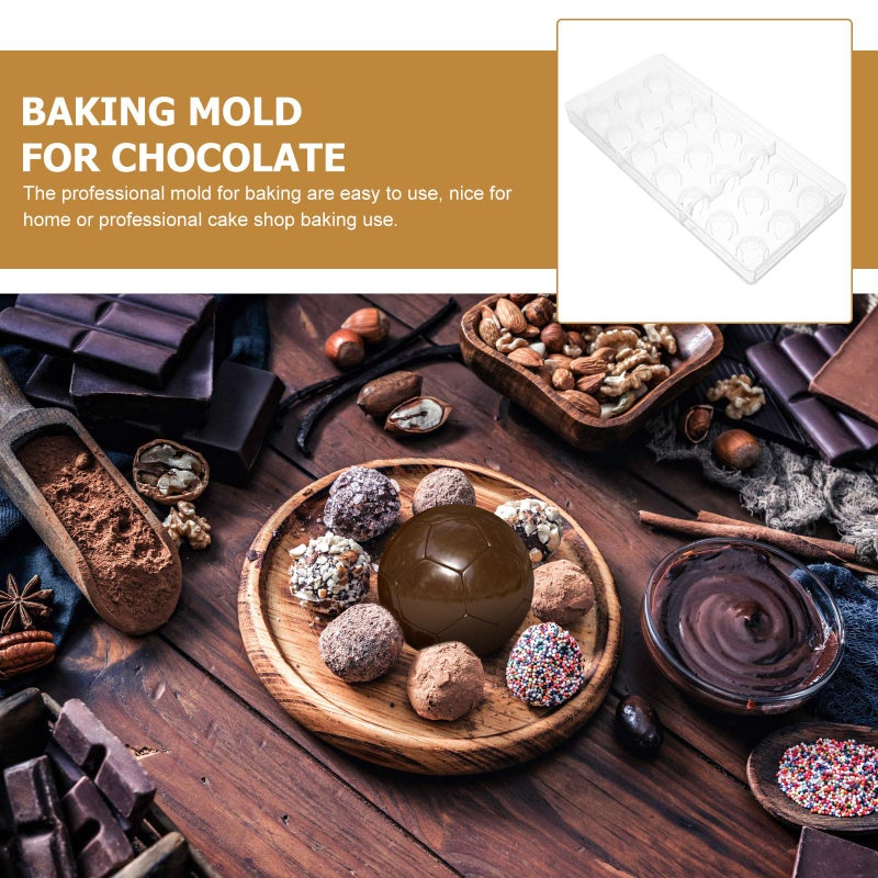 21 Cavity Football Chocolate Mold Plastic DIY Baking Tool For Home Kitchen - Image 4