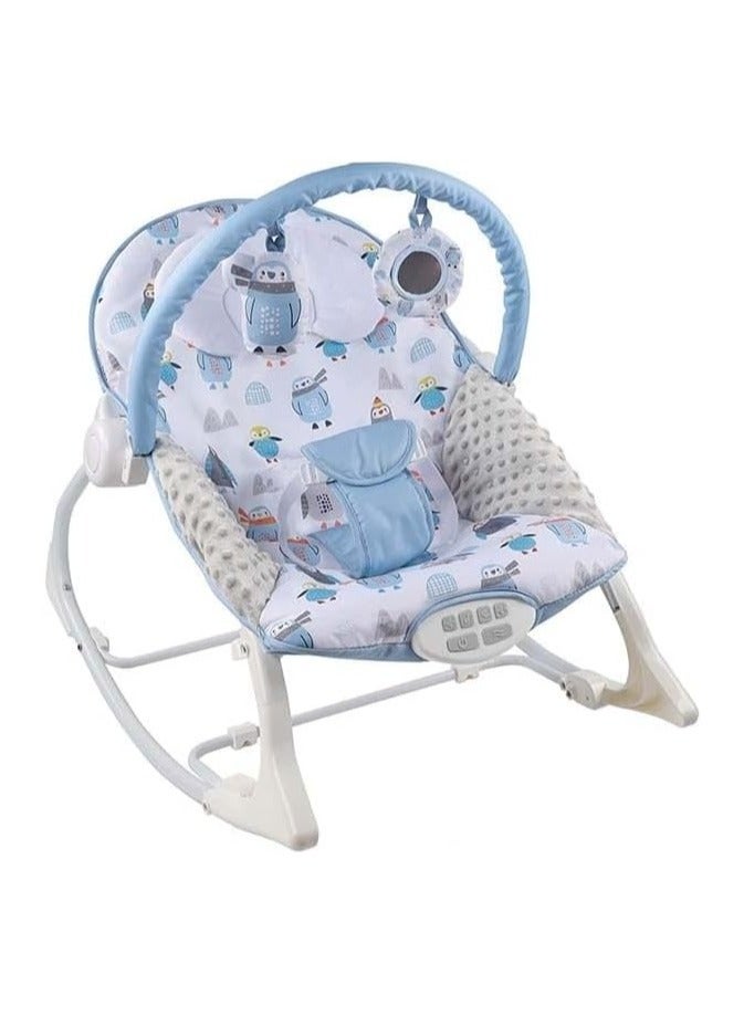 Baby Rocking Chair for Toddlers and Preschoolers, Blue, pink (BLUE) - Image 1