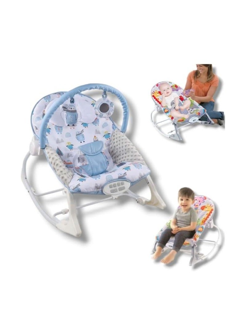 Baby Rocking Chair for Toddlers and Preschoolers, Blue, pink (BLUE) - Image 2