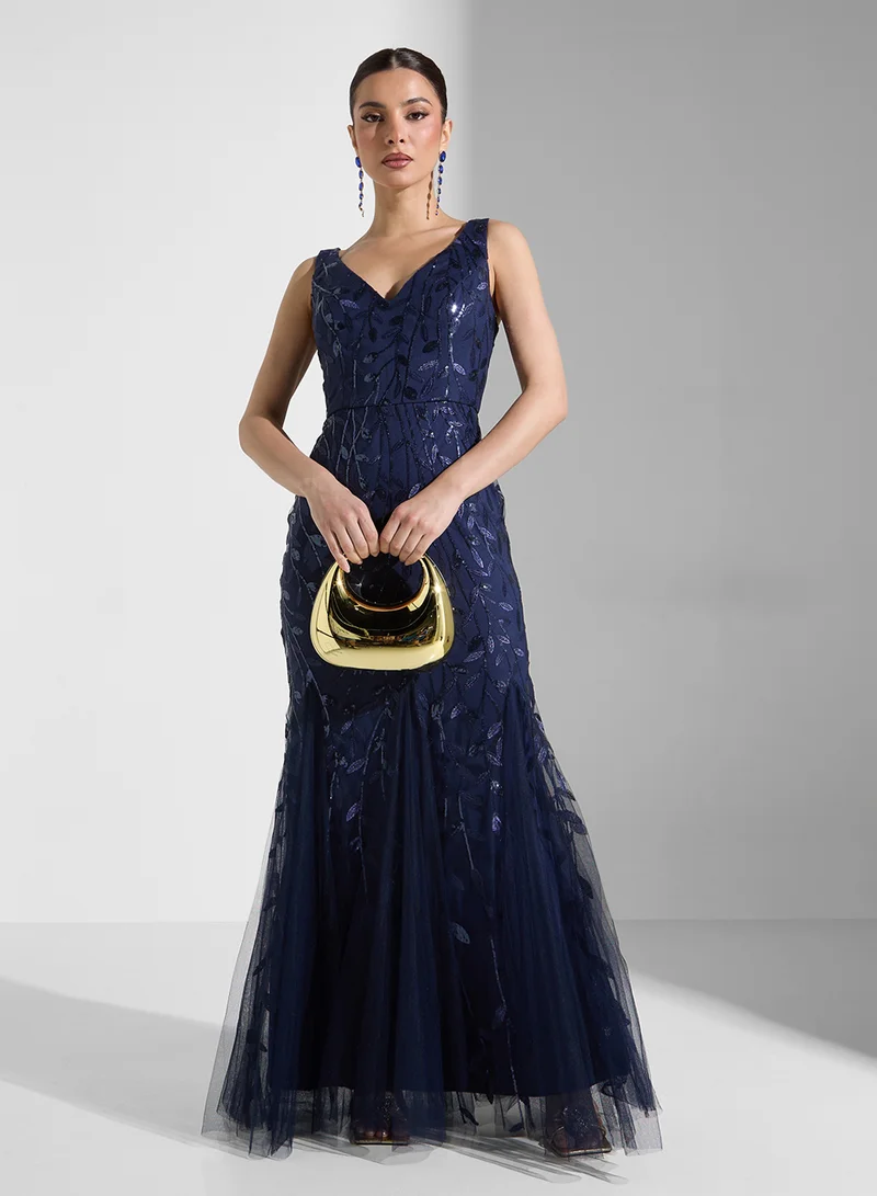 ايلا ليمتد اديشن Shimmer Mermaid Cut Dress