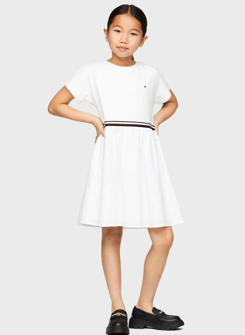 TOMMY HILFIGER Textured A-Line Dress