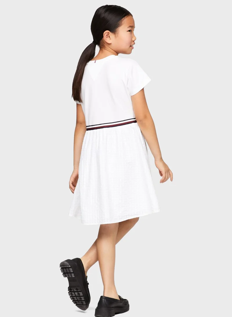 TOMMY HILFIGER Textured A-Line Dress