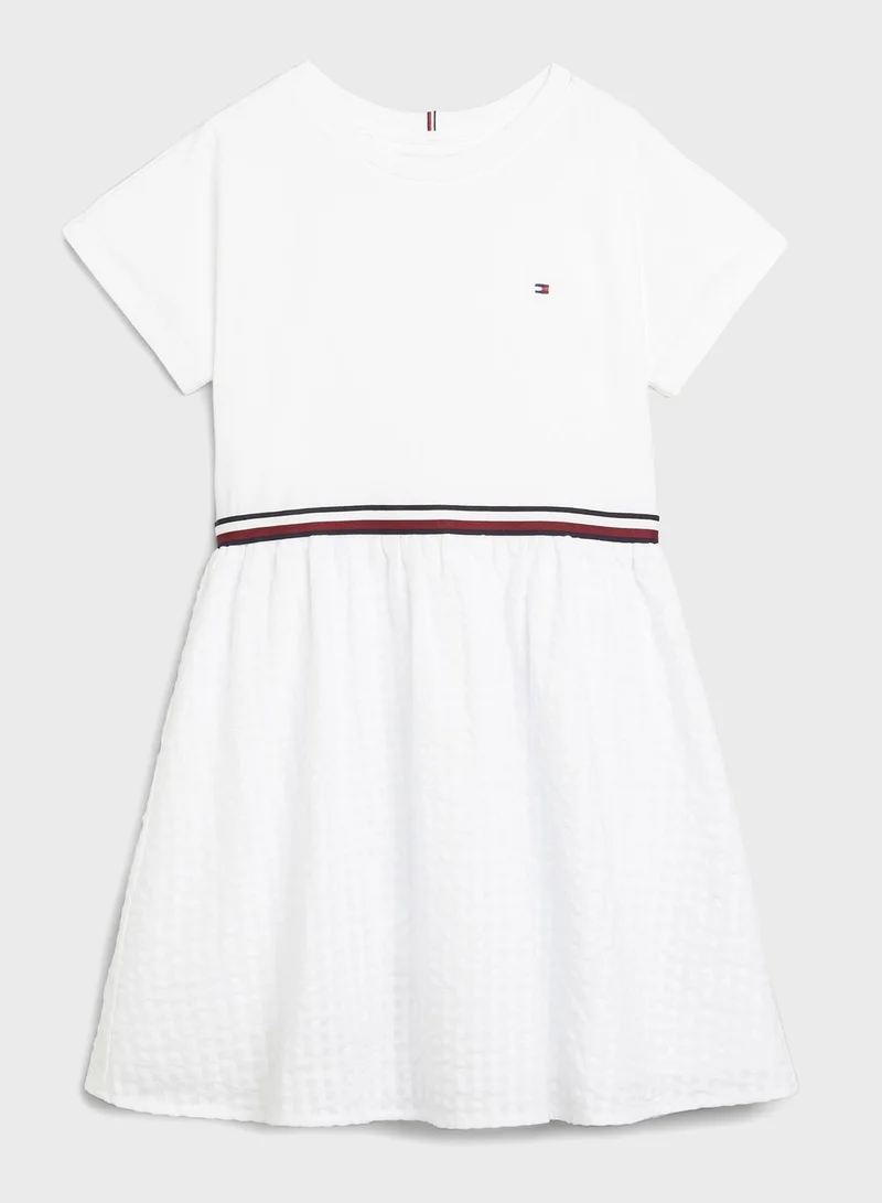 TOMMY HILFIGER Textured A-Line Dress