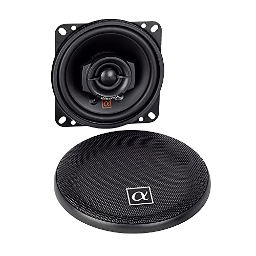 Alphasonik 1 Pair of NS42 Neuron Series 4" (240 Watts Max for The Pair) 120 Watts Max Per Speaker 2-Way Full-Range Car Audio Speaker with PEI Dome Tweeter Polypropylene Cone Grilles Included - Image 2