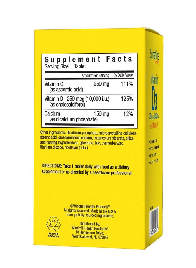 SUN SHINE Sunshine Vitamin D 10,000 IU, Healthy and Strong Bones, 30 Servings - Image 5