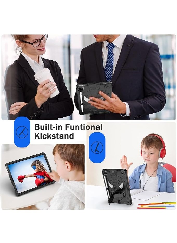 General Kids Tablet Case for iPad Air 4 2020/iPad Air5 10.9/iPad Pro 11 2018/2020/2021/2022, Shockproof Case and Rugged Case with Built-in Stand + Strap  - Image 5
